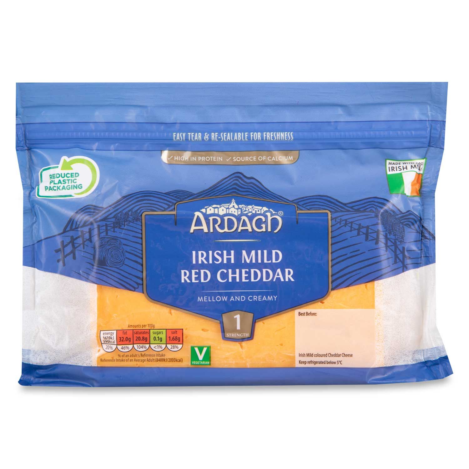 Irish Mild Red Cheddar 350g Ardagh